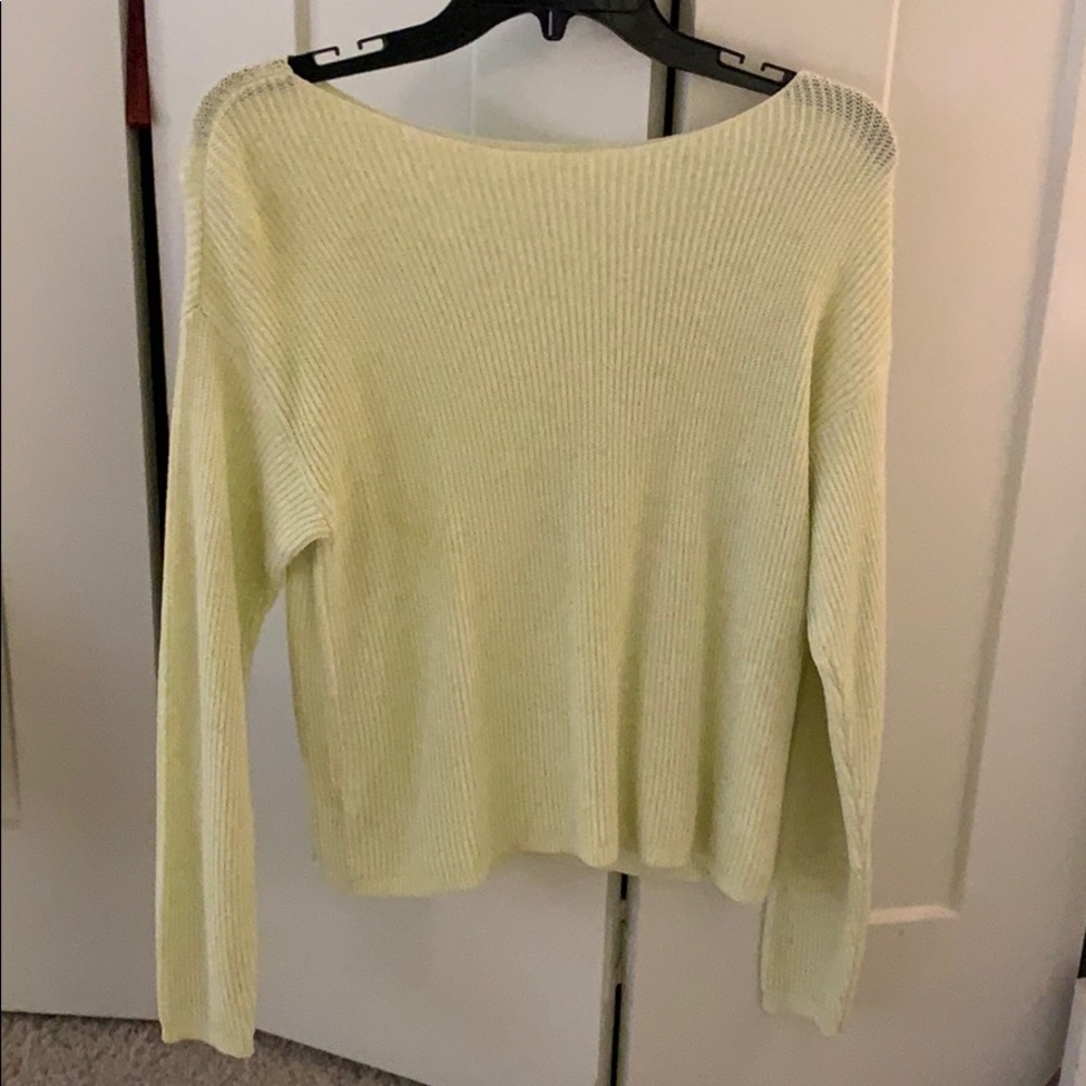 Yellow sweater